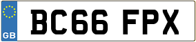 Truck License Plate